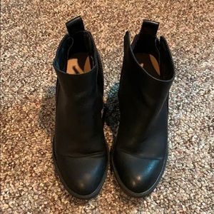 Black ankle booties